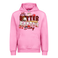 Fuchsia Pink hey batter batter swing baseball Urban Hoodie - Zillion Design Studio