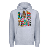 Heather Grey lab tech Premium Hoodie - Zillion Design Studio
