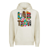 Oatmeal Heather lab tech Premium Hoodie - Zillion Design Studio