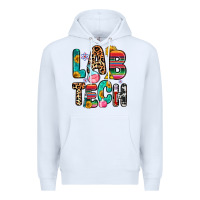 White lab tech Premium Hoodie - Zillion Design Studio