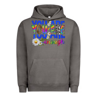 Pigment Tornado you are enough with daisies Urban Hoodie - texasbilliewilder