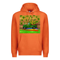 Carrot st patricks day truck shamrock with rainbow tumbler Premium Hoodie - RanaPortraitStore