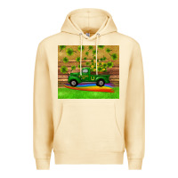 Pina Colada st patricks day truck shamrock with rainbow tumbler Premium Hoodie - RanaPortraitStore