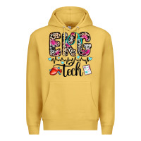 Antique Gold ekg tech Premium Hoodie - Zillion Design Studio