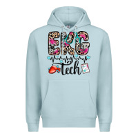 Blue Mist ekg tech Premium Hoodie - Zillion Design Studio