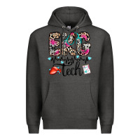 Charcoal Heather ekg tech Premium Hoodie - Zillion Design Studio