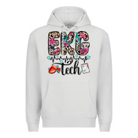 Dove Grey ekg tech Premium Hoodie - Zillion Design Studio