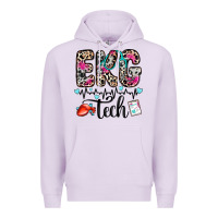 Lilac ekg tech Premium Hoodie - Zillion Design Studio