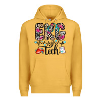 Mustard ekg tech Premium Hoodie - Zillion Design Studio