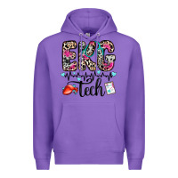 Purple ekg tech Premium Hoodie - Zillion Design Studio