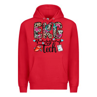 Red ekg tech Premium Hoodie - Zillion Design Studio