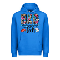 True Royal ekg tech Premium Hoodie - Zillion Design Studio