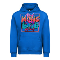 Cobalt good moms say bad words Urban Hoodie - Zillion Design Studio