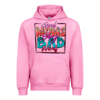 Fuchsia Pink good moms say bad words Urban Hoodie - Zillion Design Studio