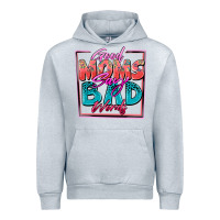 Heather Grey good moms say bad words Urban Hoodie - Zillion Design Studio