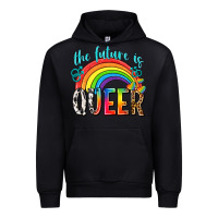 Foreset Green the future is queer Urban Hoodie - texasbilliewilder