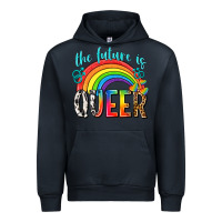 Navy the future is queer Urban Hoodie - texasbilliewilder