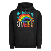 Pigment Black the future is queer Urban Hoodie - texasbilliewilder
