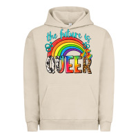 Pigment French Oak the future is queer Urban Hoodie - texasbilliewilder