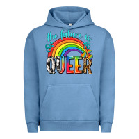Pigment Pebble Blue the future is queer Urban Hoodie - texasbilliewilder