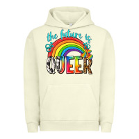 Pigment Pistachio the future is queer Urban Hoodie - texasbilliewilder