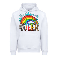 White the future is queer Urban Hoodie - texasbilliewilder