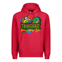 Cardinal teacher life Premium Hoodie - texasbilliewilder