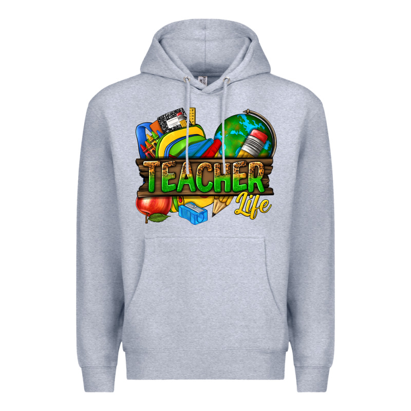 Teacher Life Premium Hoodie by texasbilliewilder | Teevron