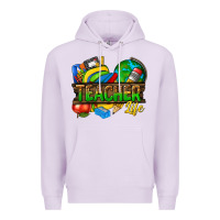 Lilac teacher life Premium Hoodie - texasbilliewilder