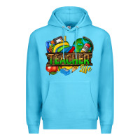 Ocean Blue teacher life Premium Hoodie - texasbilliewilder