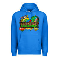 True Royal teacher life Premium Hoodie - texasbilliewilder