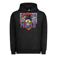 Pigment Black ballpark mama Urban Hoodie - Zillion Design Studio
