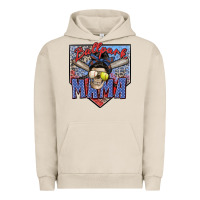 Pigment French Oak ballpark mama Urban Hoodie - Zillion Design Studio