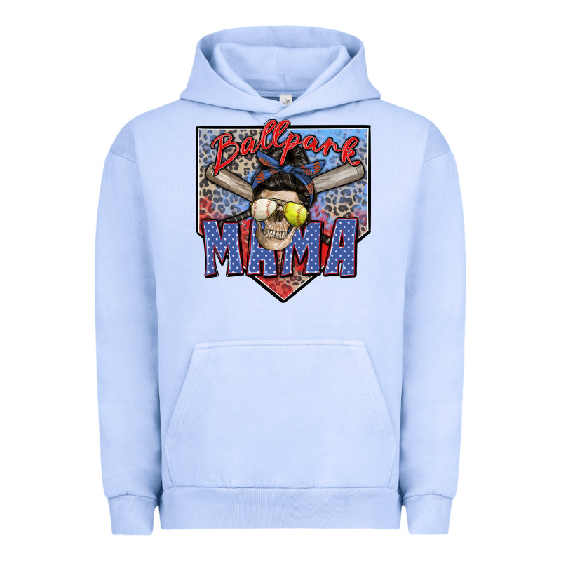 Ballpark Mama Urban Hoodie by Zillion Design Studio | Teevron