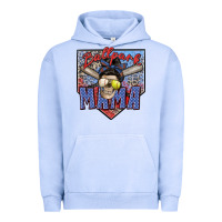 Pigment Grape Ice ballpark mama Urban Hoodie - Zillion Design Studio
