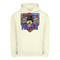 Pigment Pistachio ballpark mama Urban Hoodie - Zillion Design Studio