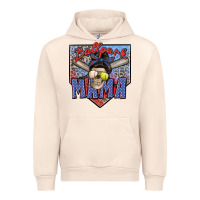 Sandshell ballpark mama Urban Hoodie - Zillion Design Studio
