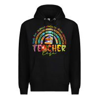 Black teacher life Premium Hoodie - texasbilliewilder