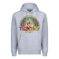 Heather Grey teacher life Premium Hoodie - texasbilliewilder