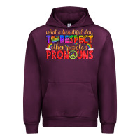 Mauve Wine what a beautiful day to respect other peoples pron Urban Hoodie - texasbilliewilder