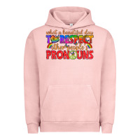 Pigment Salmon what a beautiful day to respect other peoples pron Urban Hoodie - texasbilliewilder