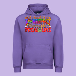What A Beautiful Day To Respect Other Peoples Pron Urban Hoodie Designed By Texasbilliewilder