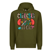Army Green dialysis tech Premium Hoodie - Zillion Design Studio