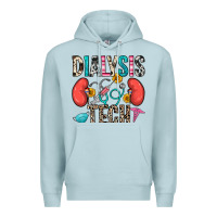 Blue Mist dialysis tech Premium Hoodie - Zillion Design Studio