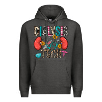 Charcoal Heather dialysis tech Premium Hoodie - Zillion Design Studio
