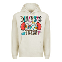 Oatmeal Heather dialysis tech Premium Hoodie - Zillion Design Studio