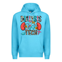 Ocean Blue dialysis tech Premium Hoodie - Zillion Design Studio