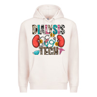 Pale Pink dialysis tech Premium Hoodie - Zillion Design Studio