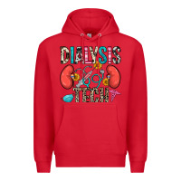 Red dialysis tech Premium Hoodie - Zillion Design Studio