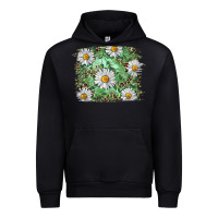 Foreset Green Daisy leopard Urban Hoodie - RanaPortraitStore